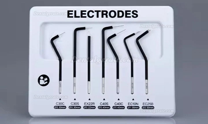 7-teiliges Set Elektrodenspitzen f&uuml;r die zahn&auml;rztliche Elektrochirurgie